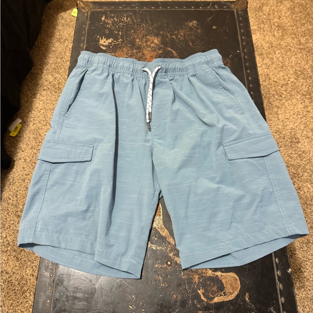 Casual Blue Cargo Shorts for Men